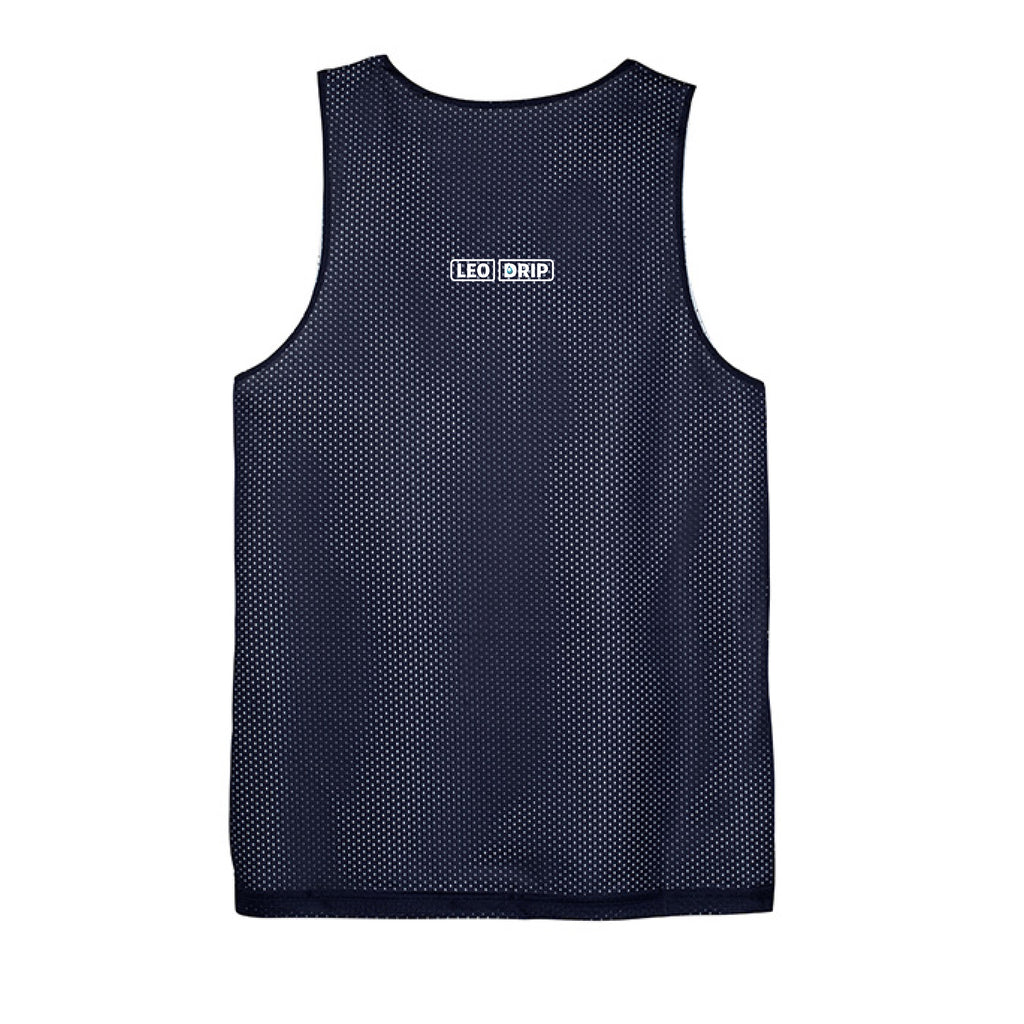 NAVY/WHITE - BACK